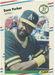 1988 Fleer Update Baseball Cards       055      Dave Parker